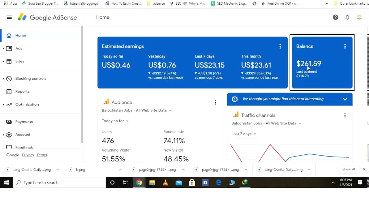 AdSense approval evidence 7