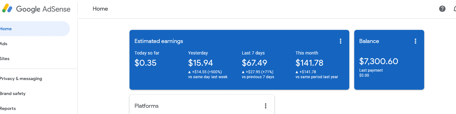AdSense approval evidence 9